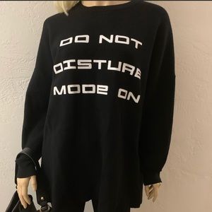 ZARA Knit Sweater ("Do Not Disturb Mode On")